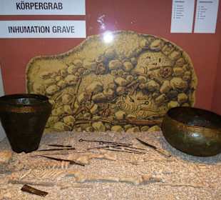 Fundstücke aus einem Körpergrab