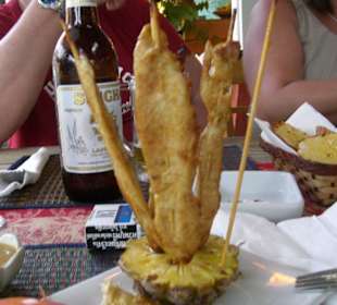 Hähnchenspieße mit Satesoße