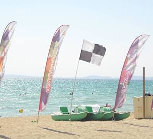 8 Minuten zu Fuss zum Strand