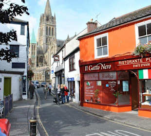 Die Kathedrale und unser Restaurant