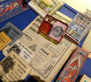 Exponate des Weihnachtsmuseums