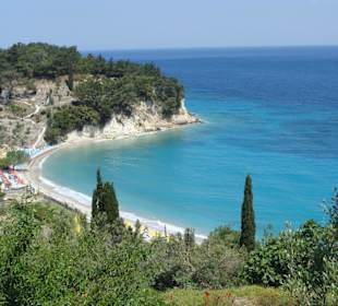 Blick auf einen der Hausstrände