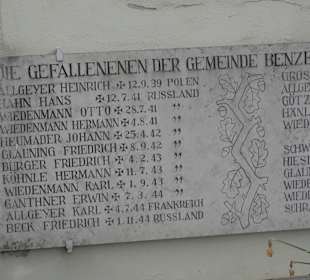 Kriegerdenkmal Benzenzimmern