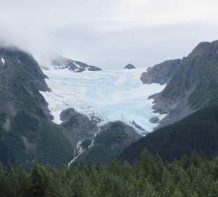 Erste Gletscher kommen in Sicht