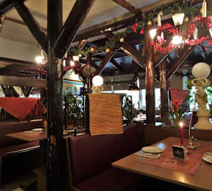 In den Gasträumen des Restaurant Sparta
