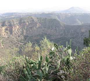 Der riesige Krater von Gran Canaria