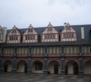 Der Innenhof von Schloss.