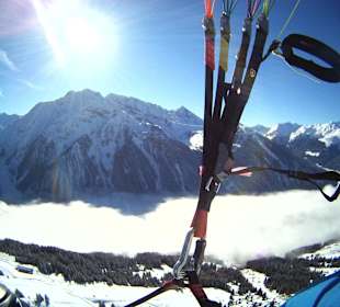 Panorambild mit Wolkenmeer