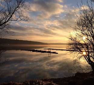 Abendstimmung am Möhnesee