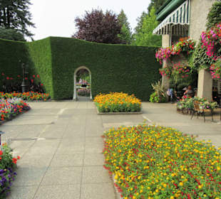 Im Butchart Garden unterwegs