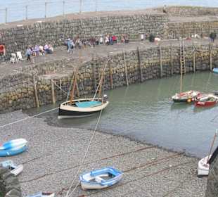 Clovelly,  Hafen
