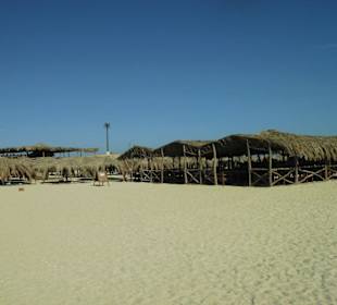 Schattenplatz auf der Insel