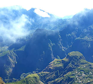 Blick in den Talkessel von Mafate