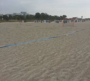 Beach-Fußball Platz