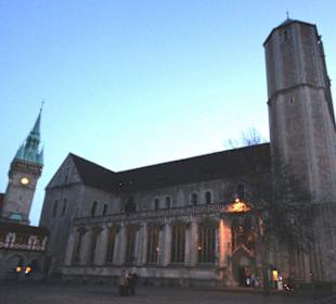 Ansicht Dom an der Burg vom Burgplatz