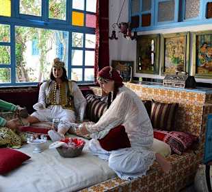 Wnętrza muzeum - sceny z życia