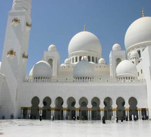 Sheikh Zayed Moschee in Abu Dhabi