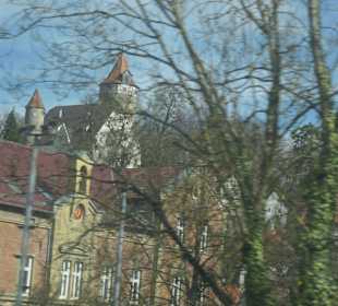 Blick zur 1251 erstmals erwähnten Burg Möckmühl