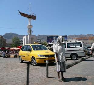 Der Marktplatz in Aden