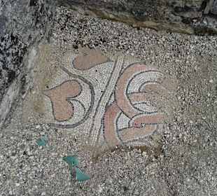 Freigelegtes Mosaik