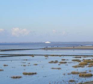 Blick über das Wattenmeer
