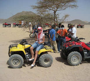 Quad fahren in der Wüste, einfach geil