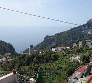 Blick aufs Meer bei Amalfi