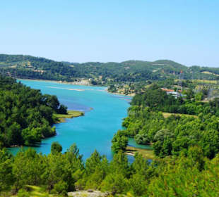 Green Canyon vom Staudamm nach Side