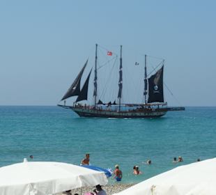 Aussicht auf die Black Pearl