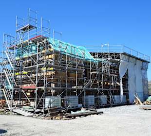 Rekonstruktion eines Hauses im Freilandmuseum