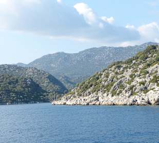 Bootsfahrt zur versunkenen Satdt K