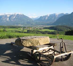Blick Richtung Untersberg und Lattengebirge