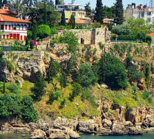 Blick zum Hafen von Antalya