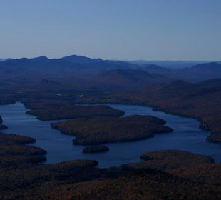 Lake Placid vom Whiteface Mountain