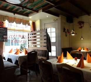 Blick in den Gastraum des Restaurant Venezia