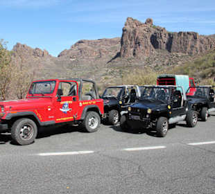 Parkplatz vor einem Restaurant