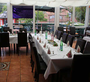 Gastraum im Wintergarten