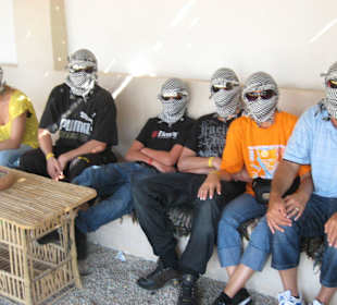 Gut eingepackt für die Wüste