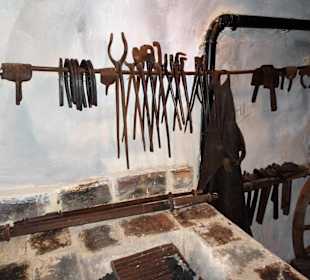 In den historischen Werkstätten des Museums