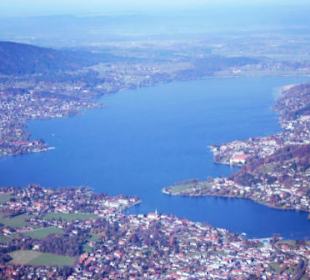 Der Tegernsee von oben