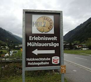 Einfahrt zum Sägewerk
