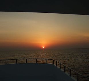 Sonnenuntergang auf der Amsterdam