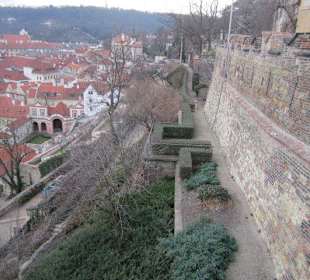 Blick vom Hradschin zur Stadt