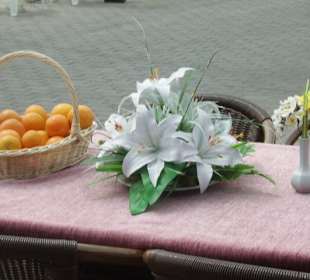 Einladende Dekoration im Pasha