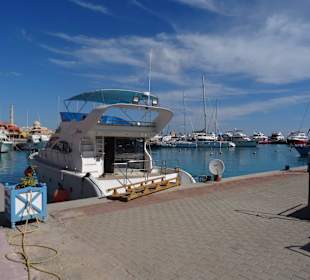 In der Marina unterwegs