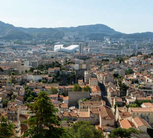 Marseilles von Notre-Dame gesehen