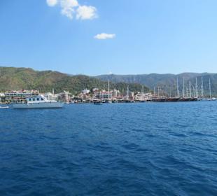 Anfahrt Hafen Mamaris