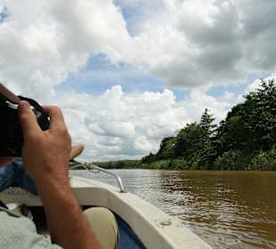 Fahrt auf dem Kinabatangan River