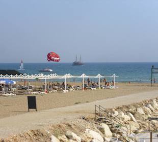 Wassersportgelegenheit am Strand