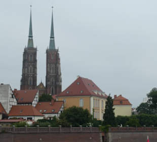 Der Dom auf der Dominsel von Wrocław / Breslau